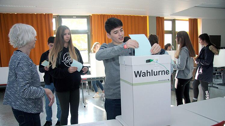 Impressionen von der Juniorwahl   Foto: Richard Sänger