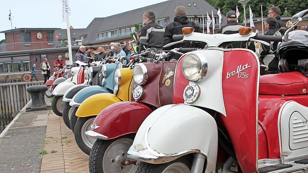 Vom 30. Mai bis 2. Juni werden mehr als 150 Teilnehmer mit 100 Zündapp Bella-Rollern aus dem ganzen Bundesgebiet, Belgien, Holland, England, Slowenien und der Schweiz erwartet. Foto: Matthias Henze