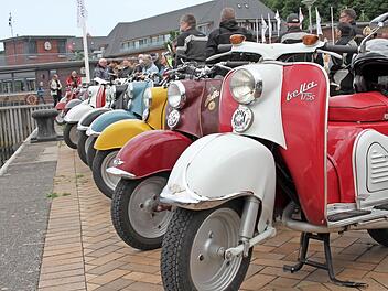 Vom 30. Mai bis 2. Juni werden mehr als 150 Teilnehmer mit 100 Z&uuml;ndapp Bella-Rollern aus dem ganzen Bundesgebiet, Belgien, Holland, England, Slowenien und der Schweiz erwartet. Foto: Matthias Henze