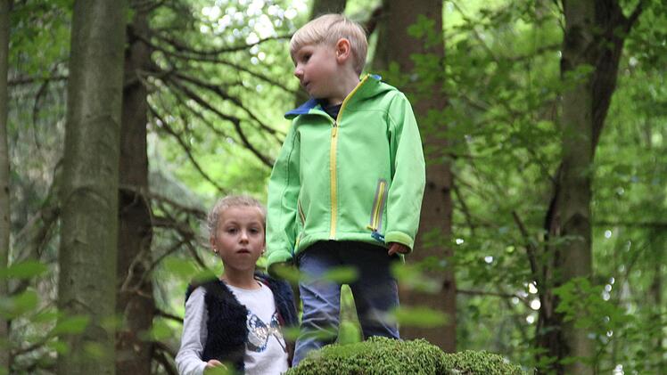 Der Eichiger Felsengarten ist ein Dorado für Kinder, die gerne auf den Felsen herum kletterten.  Foto: Gerda Völk