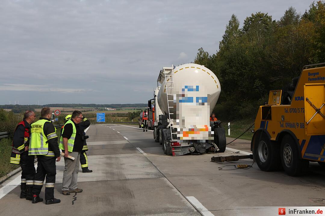 Tödlicher Unfall auf der A7 bei Rothenburg
