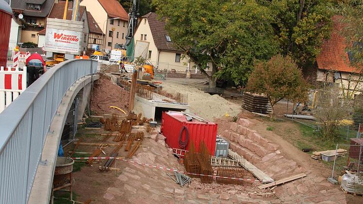 Arbeiten am Schrenkgraben. Foto: Ralf Ruppert