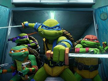 Cowabunga! Leonardo und Co. feiern mit "Teenage Mutant Ninja Turtles: Mutant Mayhem" ihr Spielfilm-Comeback.