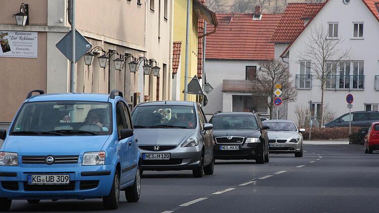 In Nüdlingen ist ständig "Rush-Hour".