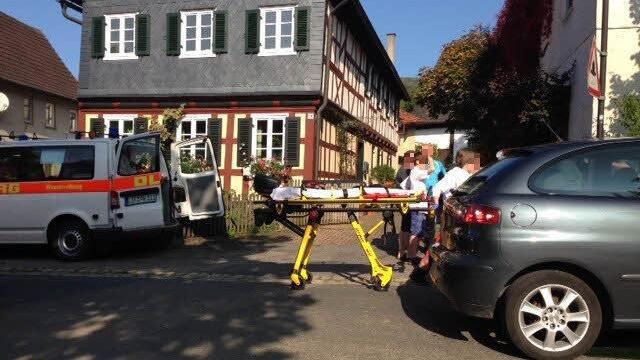 Bei einem Unfall in Horsdorf bei Bad Staffelstein (Landkreis Lichtenfels) ist am frühen Freitagnachmittag ein Quadfahrer schwer verletzt worden. Foto: Falk Zimmermann