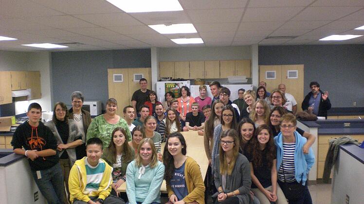 Gut aufgenommen fühlten sich die ersten USA-Austauschschüler des Regiomontanus-Gymnasiums Haßfurt an der Partnerschule in Allentown in Pennsylvania. Im Juni gibt es ein Wiedersehen in Haßfurt. Foto: privat