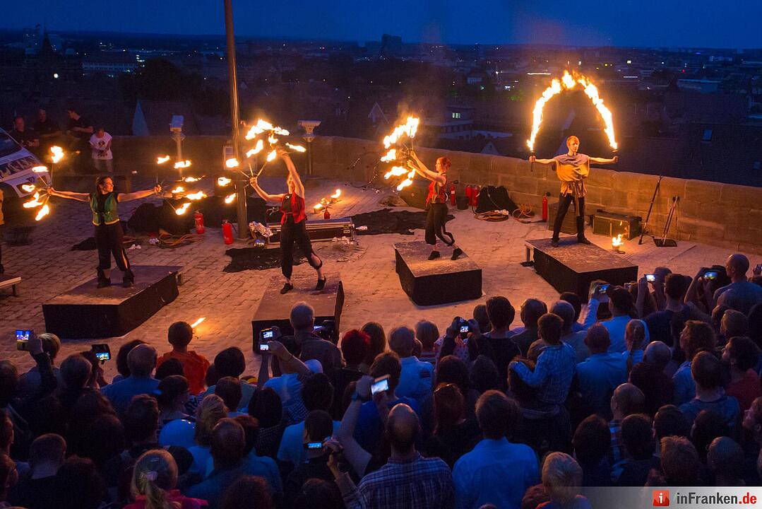 Burgfest auf der Kaiserburg in Nürnberg