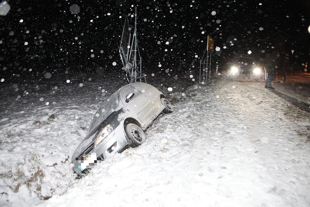 Schneechaos in Teilen von Mittelfranken