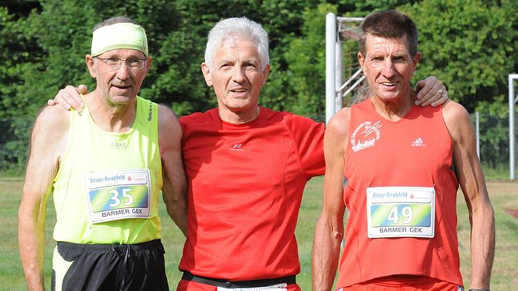 Fix im fortgeschrittenen Alter: (von links) Martin Amtmann, Klaus Wiegand und Reinhart Vogler.ssp
