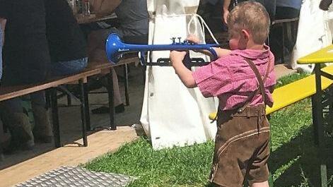 Die Kleinen hatten beim Fest viel Spaß.  Fotos: Michael Busch