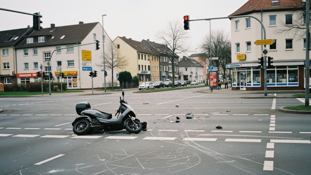Über 15.000 Schaden bei Roller-Unfall in Fürth