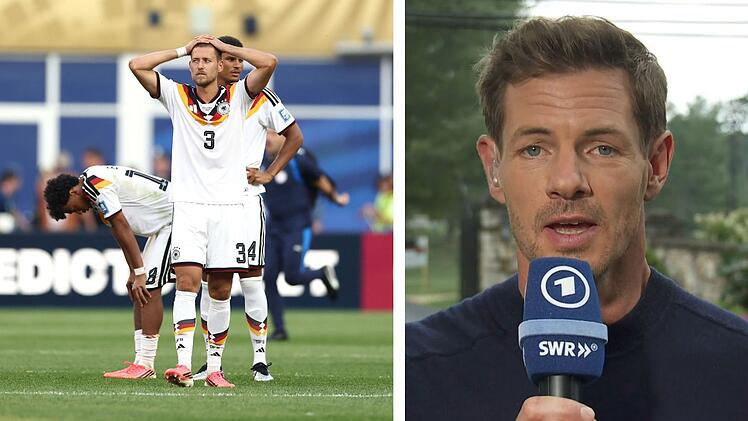 Alex Schl&uuml;ter (rechts) berichtete von seinen Eindr&uuml;cken vom WM-Aus der deutschen Fu&szlig;ball-Nationalmannschaft.