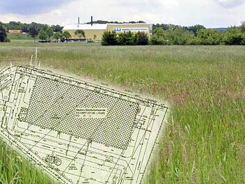 Viel Platz: Zwischen den Unternehmen Wiegel und Weinhart wird die Lagerhalle von C&A Mode gebaut.  Foto: Sabine Herteux