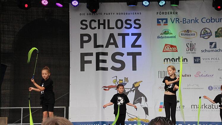 Kindernachmittag beim Schlossplatzfest in Coburg Foto: Oliver Schmidt