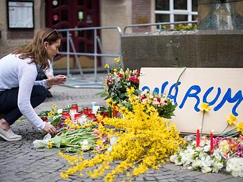 Die Trauer in M&uuml;nster ist nach wie vor gro&szlig;. Am Ort des Geschehens wurden Blumen niedergelegt. Marius Becker, dpa