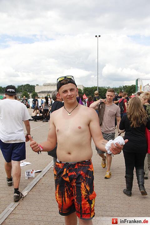 Rock im Park 2016 - Das Festivalgelände am Samstag