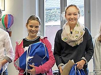 Die vier Besten (von links): Max Lixl, Mona Hennemann, Maike Himmer und Selina Urbanek  Fotos: A. Gunzelmann
