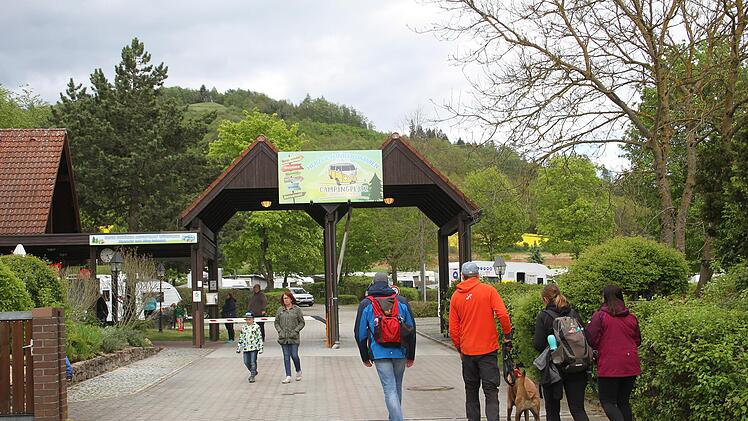 Der Stadtsteinacher Campingplatz war über die Pfingsttage voll ausgebucht.