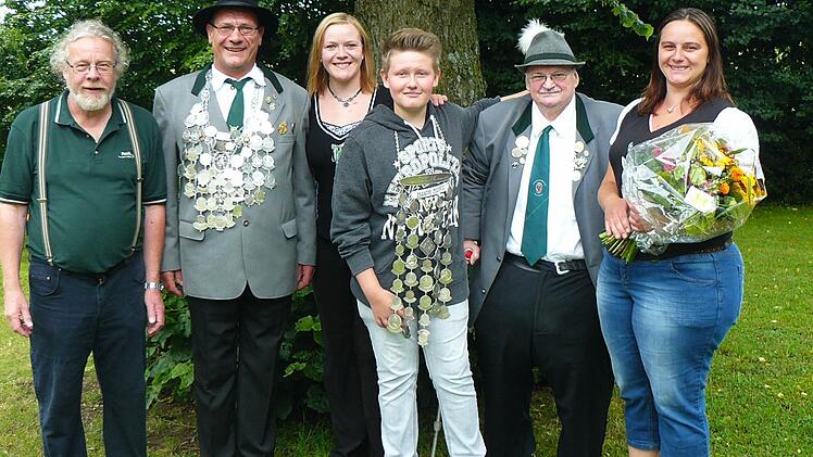 Die Regenten der Neufanger Schützen.