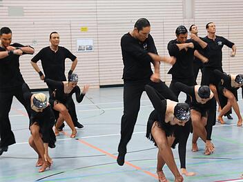 Das A-Team stellte einem ausgewählten Publikum seine neue, anspruchsvolle  Choreografie vor.  Foto: Michael Stelzner