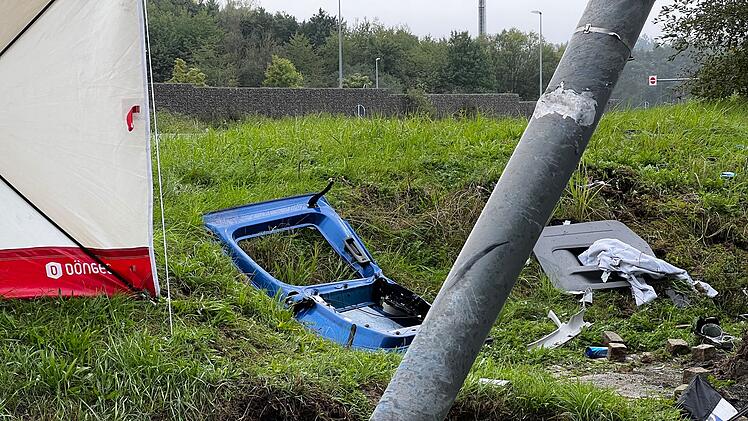 Schwerer Verkehrsunfall auf der A9 bei Nürnberg