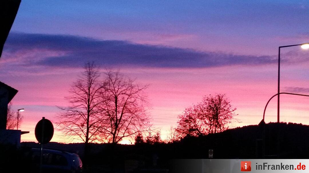 Abendrot vom 8.11.2015 - Die Bilder unserer Leser