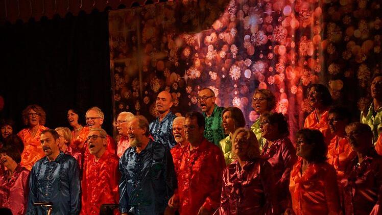 Der Chor Taktzente sorgte beim Auftritt in Maria Bildhausen für große Begeisterung. Foto: Anton Then