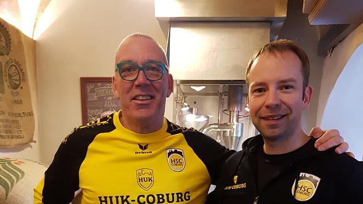 HSC-Trainer Jan Gorr (rechts) vertraut den Fähigkeiten von Martin Zawieja. Beide lernten sich bei der deutschen Nationalmannschaft kennen, als sie 2013 im Trainerstab des DHB aktiv waren.