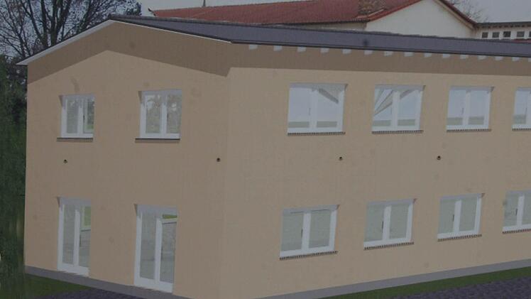 So soll das Probenheim fertig aussehen.  Fotos: Sonja Adam