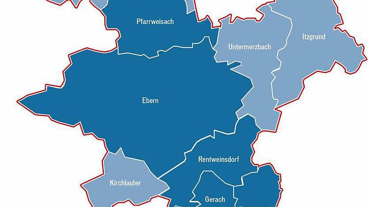 Das Gebiet der Baunach-Allianz (ohne Itzgrund)