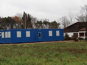 Die Containeranlage an der Hannberger Grundschule Foto: RichardSänger