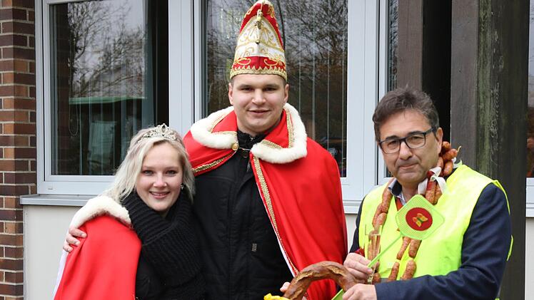 Beim Rathaussturm in Untersiemau. - Foto: Michael Stelzner