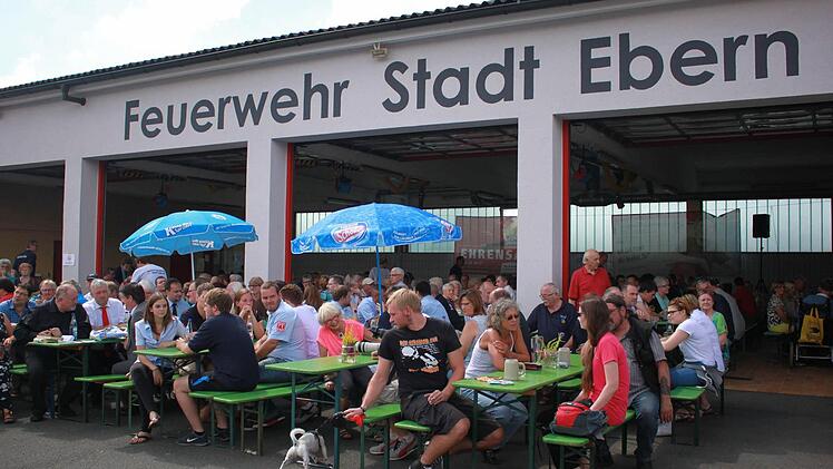 Impressionen vom Sommerfest der Eberner Feuerwehr. Foto: Katharina Becht