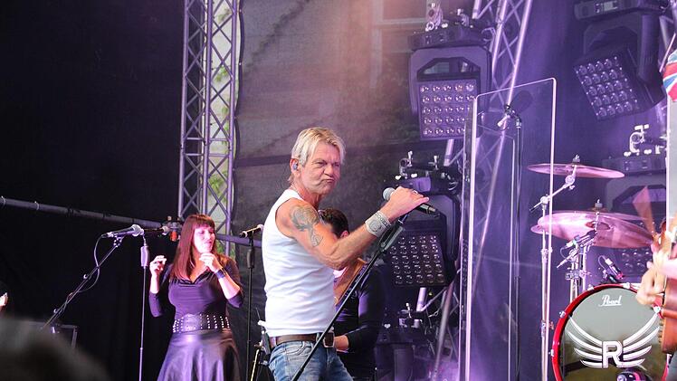 Matthias Reim beim Konzert in TambachMarieke Fiala