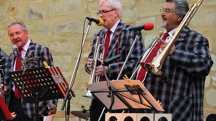 Die Old Beertown Jazzband lud zur 8. Moonlight Serenade. Foto: Katharina Müller-Sanke