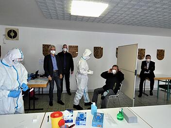 Seit Dienstag dieser Woche werden auch in der früheren BRK-Wache im Rot-Kreuz-Haus Schnelltests angeboten.