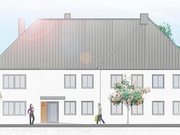 Eine schematische Ansicht des geplanten Ärztehauses in Wallenfels