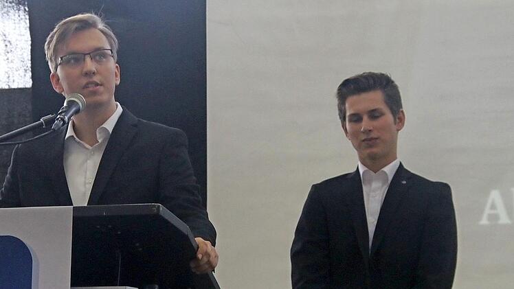 Florian Grzeschik (links) und Eric Seuberth hatten sehr reife Gedanken.