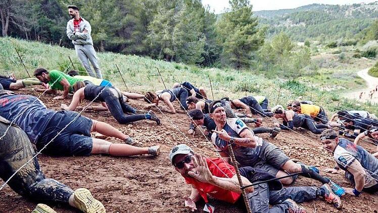 Impressionen vom Spartan Race -  der Hindernislauf ist ein knallharter Wettkampf.  Foto: privat