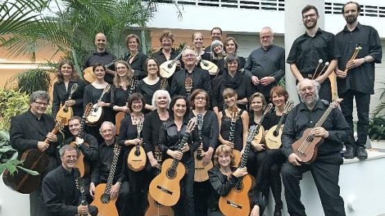 Die Mitglieder des Bayerischen Landeszupforchesters treffen sich nur drei- bis viermal im Jahr zu mehrt&auml;gigen Probenphasen  Foto: M. Wischlitzki