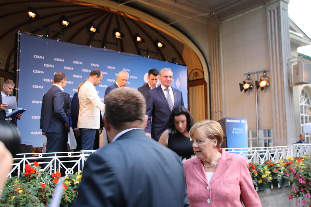 Angela Merkel zu Besuch in Bad Kissingen