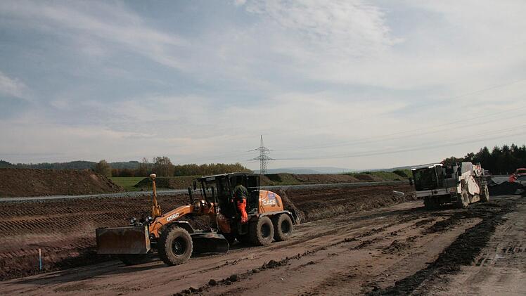 Bau der Umgehung in Stadtsteinach. Foto: Jürgen Gärtner