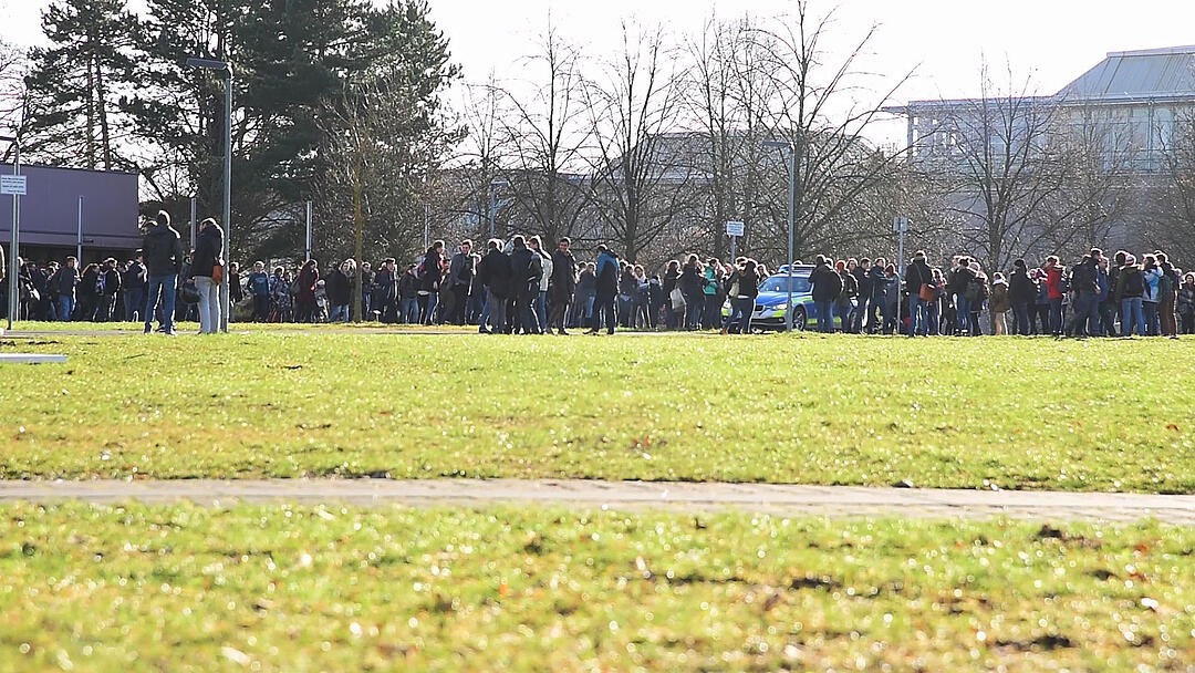 Bombendrohung am Würzburger Uni Campus