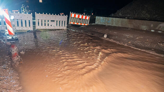 Hochwasserlage in Franken angespannt