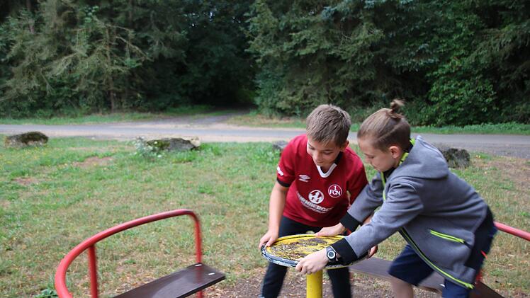 Rund gehts auf dem Kreisel.Ralf Ruppert