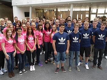 Die Auszubildenden bei Adidas