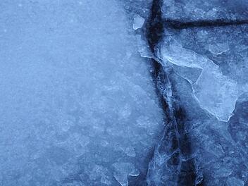 Gefrorener See, Eis, Winter