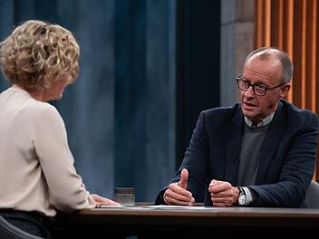 Friedrich Merz ist am Sonntag erneut zu Gast bei Caren Miosga im Ersten.