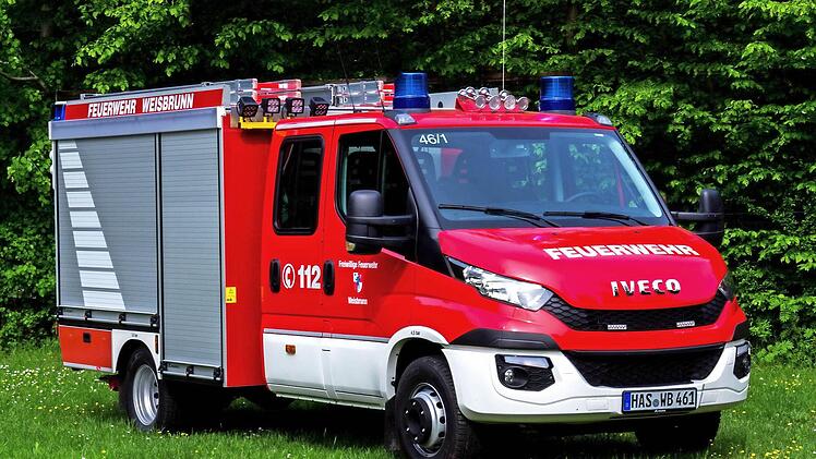 Das ist das neue Tragkraftspritzenfahrzeug (TSF-W) der Freiwilligen Feuerwehr Weisbrunn, das am Sonntag gesegnet und seiner Bestimmung übergeben wird. Foto: Günther Geiling