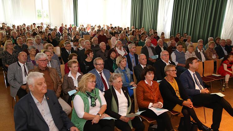 Der Saal war gut gefüllt